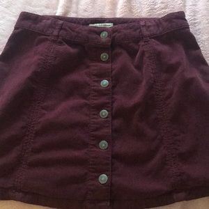 American Eagle Corduroy skirt; never worn